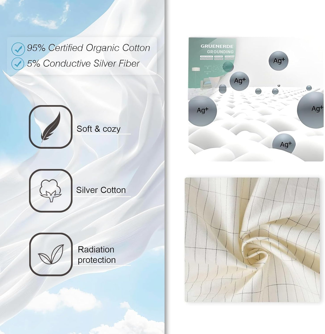Earthing Bed Sheet